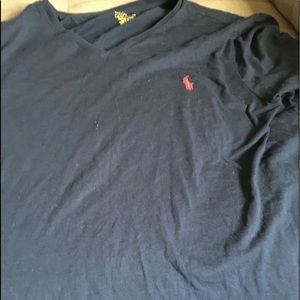 black polo t-shirt , XL